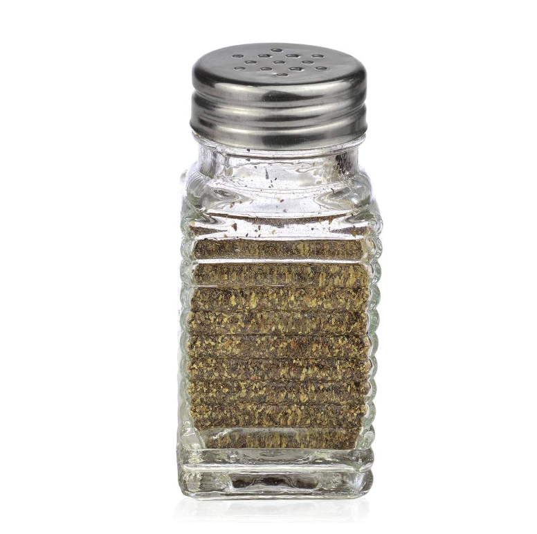 Стеклянная баночка для специй соль и перец