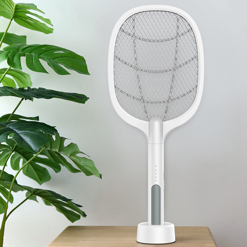 Two in One USB Charging Racket Fly Swatter Dual-Function Electric Mosquito Swatter Mosquito Killer