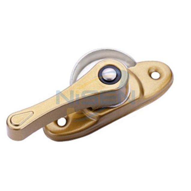 CE ISO Window Door Hardware Accessories UPVC Window Crescent Lock 360 Degree Safety Double Sided Crescent Lock for Sliding Window