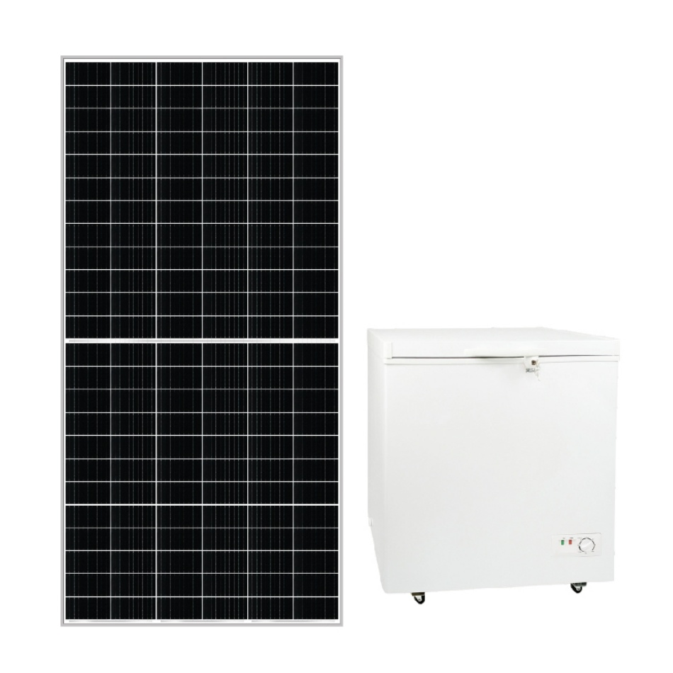 Low-Consumption Lockable Solar Food-Grade Chest Freezer