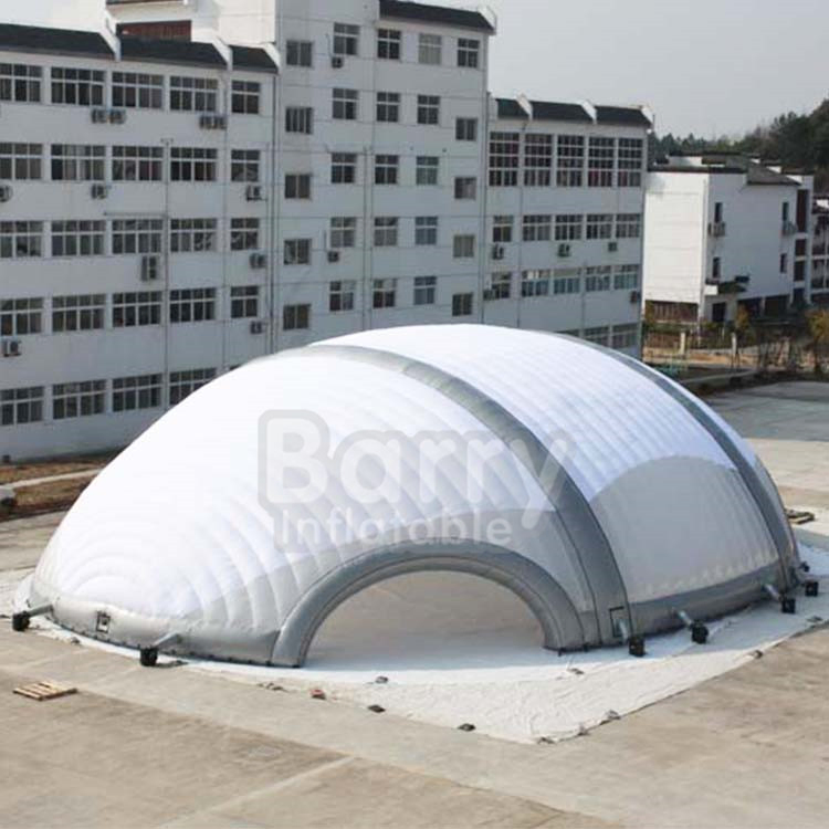 Commercial Inflatable Camping Tent LED Light Outdoor Inflatable Tent White Inflatable Dome Tent