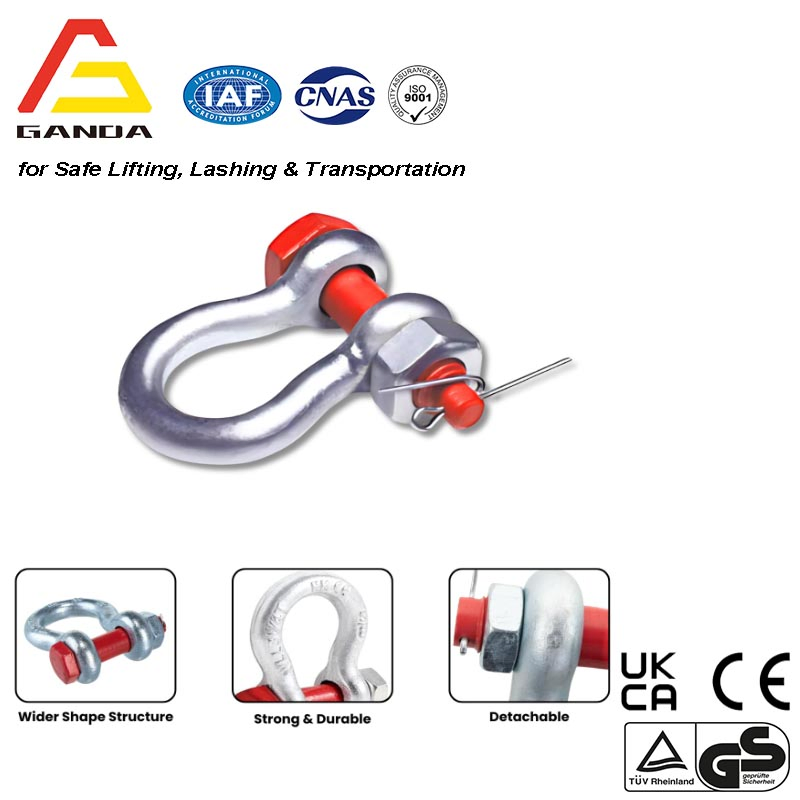 Heavy Duty Us Type L Achor Shackle Forged Marine Bow Shackle