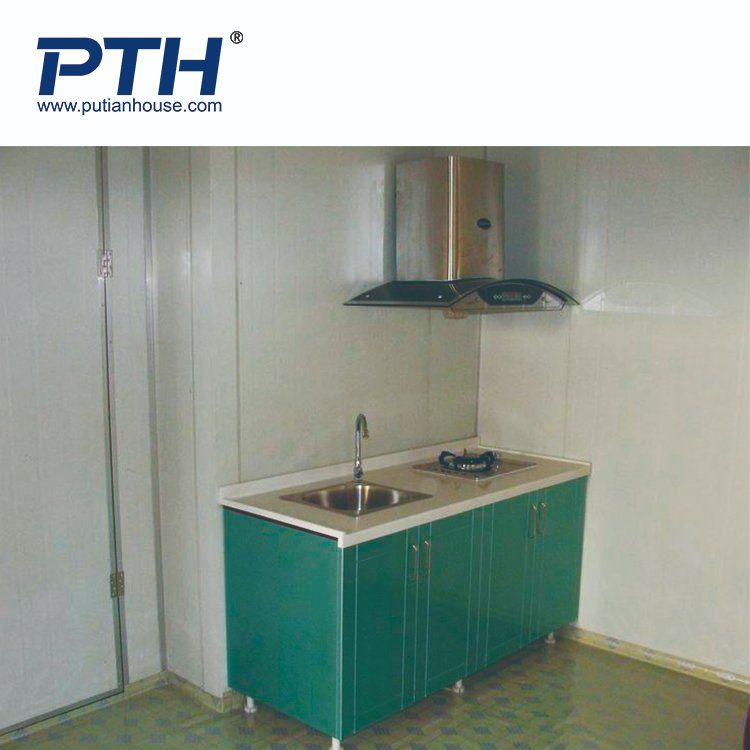 Low Cost Prefabricated Container House for Living House/Dorm/Hotel/Kitchen