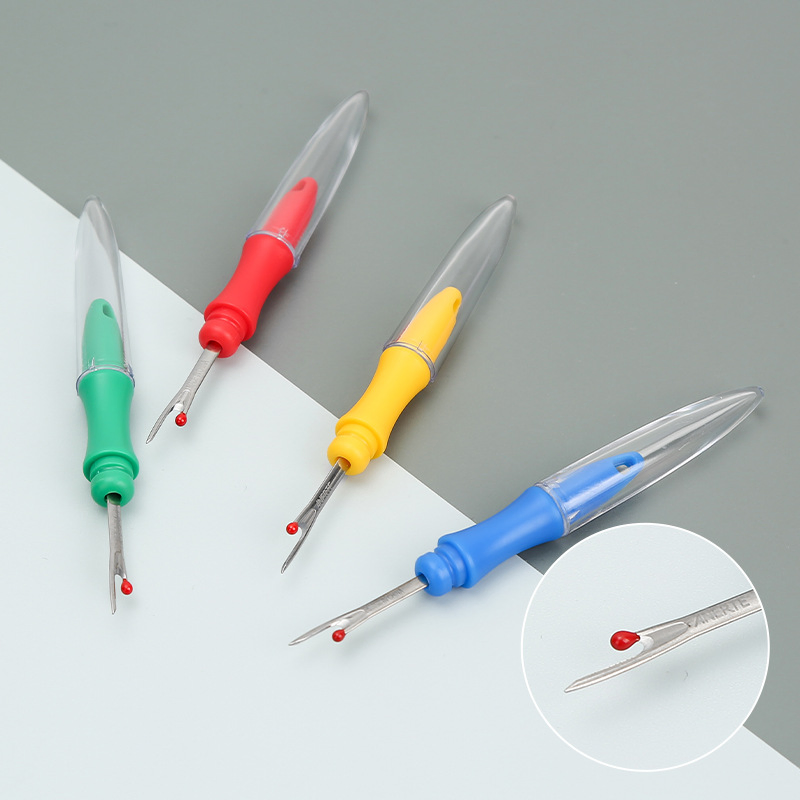 Heavy Duty Colorful Seam Ripper Seam Rippers for Sewing Tool Handy Stitch Ripper Sewing Stitches Sewing Tools-Clear Cap