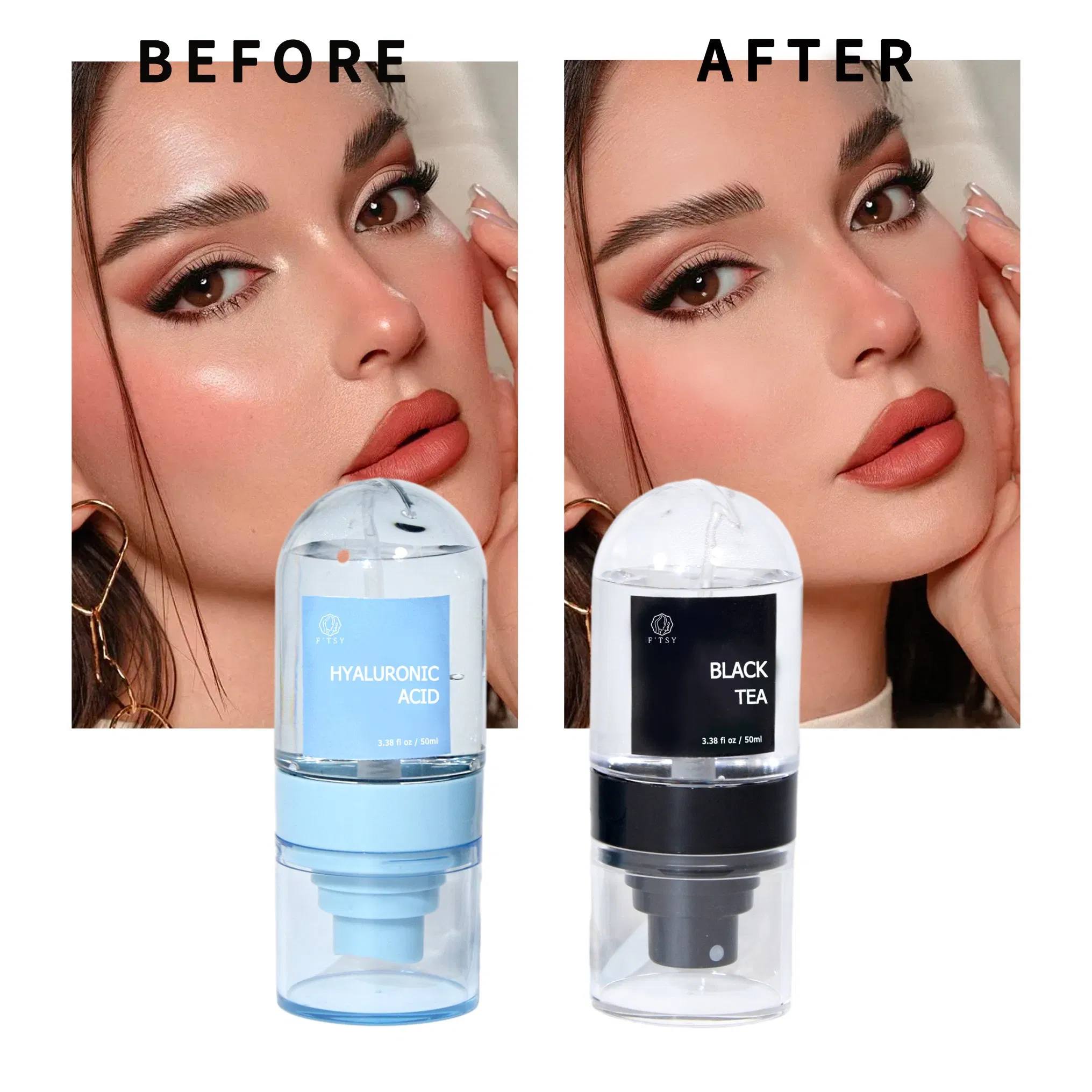 Directly Factory Skincare Vegan Organic Natural Matte Moisturizing Easy to Dry Face Makeup Setting Mist Spray