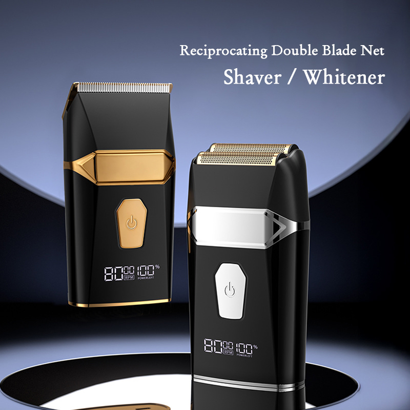 Hair Shaver Reciprocating Electric Shaver Dual-Purpose Hair Trimmer for Whitening and Shaving.