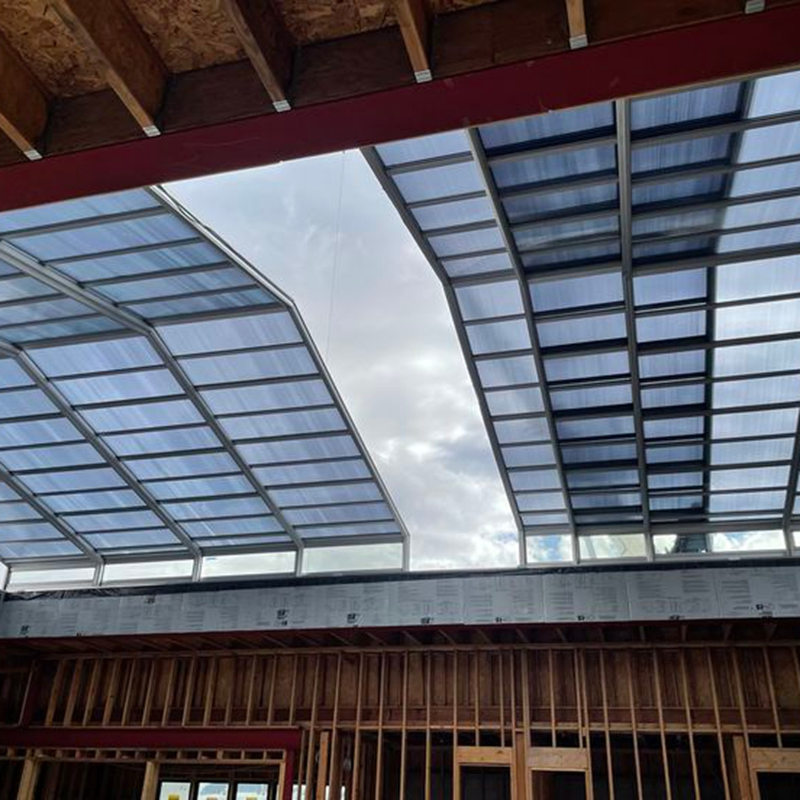 Heavy Structure Steel Retractable Roof Outdoor Sports Courts and Clubs Roof