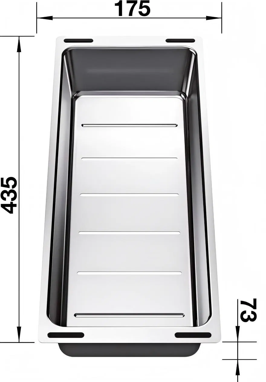 Stainless Steel Colander for Kitchen Sink Over The Sink Strainer Basket