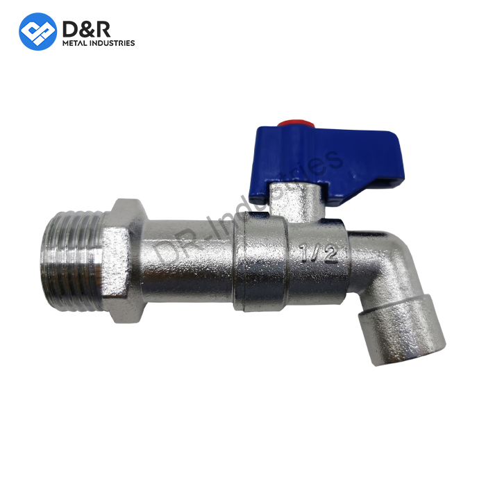 Public Washing Machine Faucet Sink Wall Mount Kitchen Outdoor Water Tap Zinc Alloy Bibcock