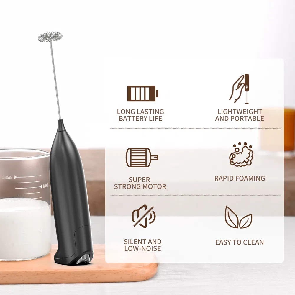 Automatic Handheld Electric Foam Maker Mini Colorful Milk Frother