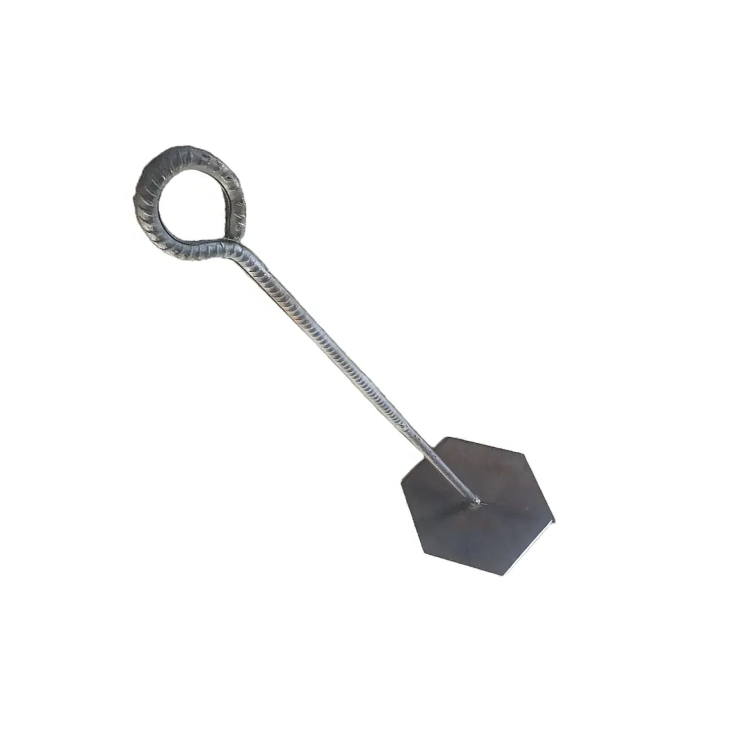 Factory Customized Steel Bar Welded Hexagon Screw Helical Pile with Handle