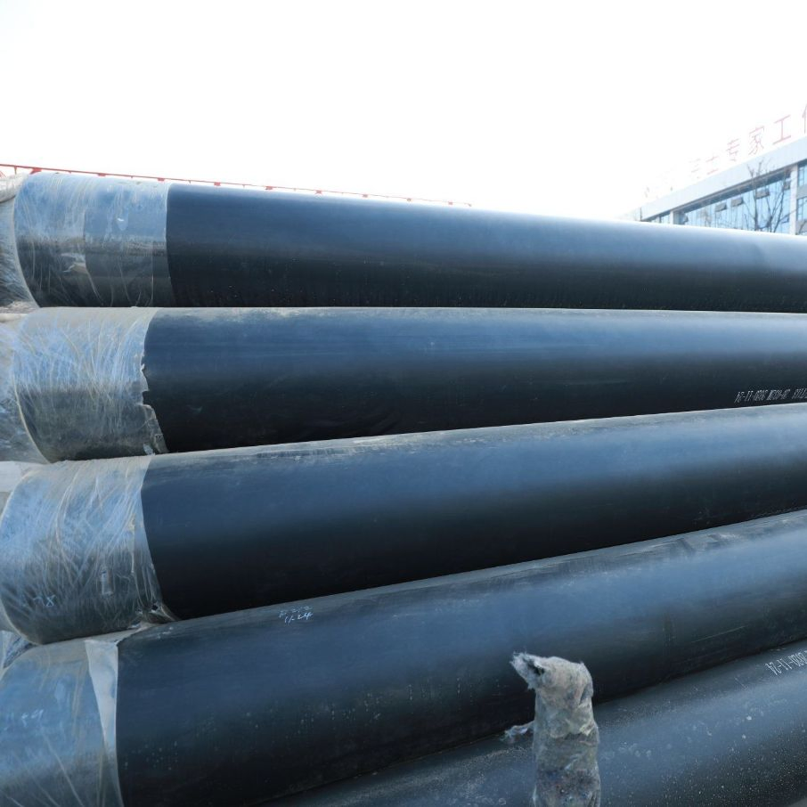 Pre-Insulated Steel Pipe with Polyurethane Foam Insulation and HDPE Jacket
