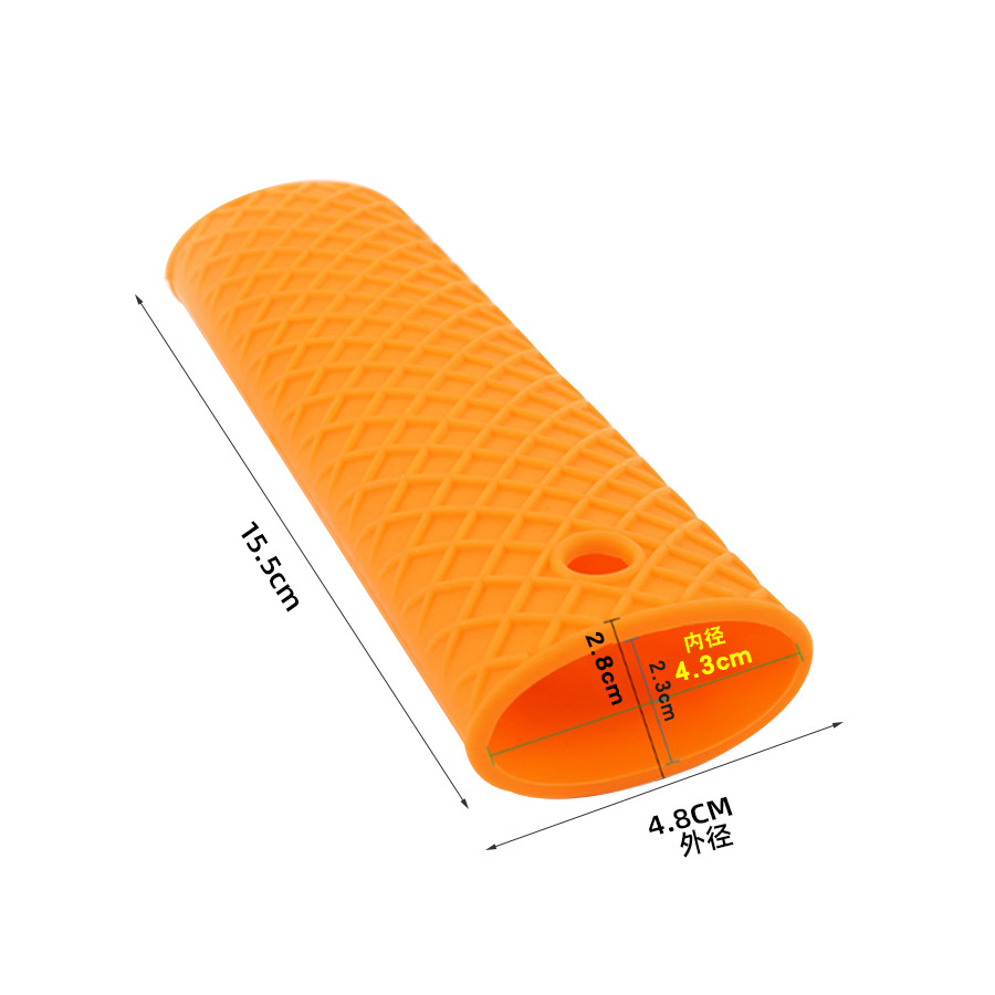 Wholesale Market Silicone Product Kitchenware Heat Protection Silicone Handle Sleeve