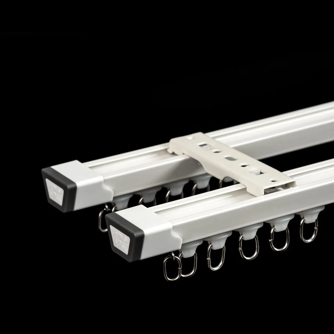 Factory Heavy Duty System Silent Sliding Aluminum Ceiling Curtains Rails