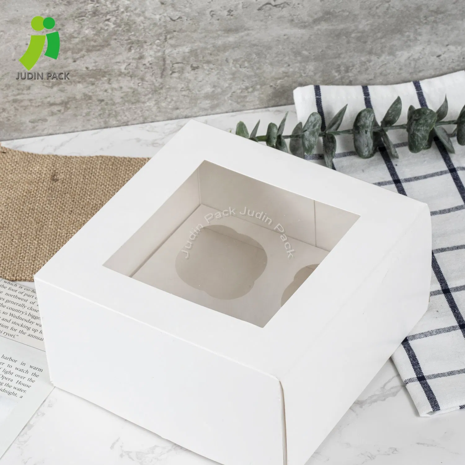 Kraft Paper Disposable Fast Food Take-out Paper Box Customize Print
