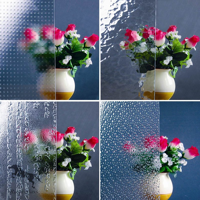 3-8mm Figured Rolled Glass