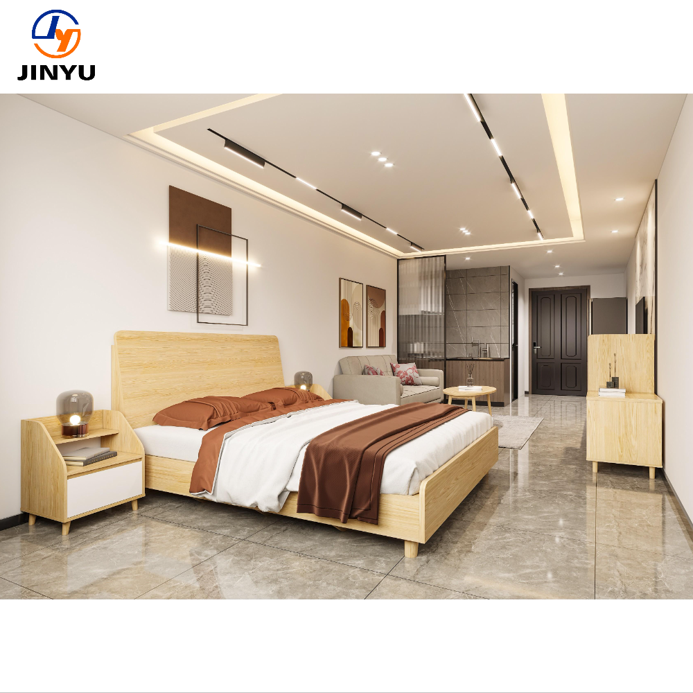 Кровать деревянная японский стиль с изголовьем и матрасом