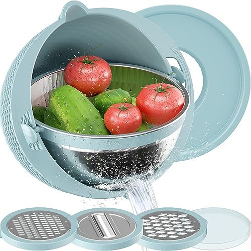 360 Degree Rotary Multi Funciton Colander Bowl Set