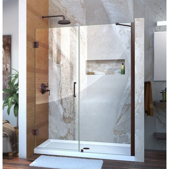 Sliding Tempered Glass Aluminium Sliding Frameless Shower Doors