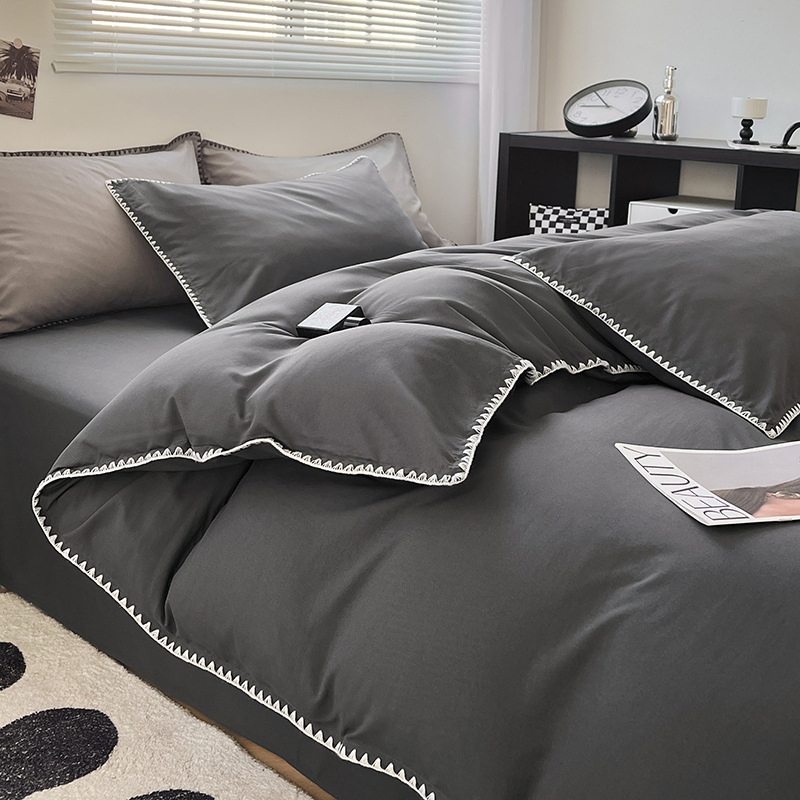 Бархатный пододеяльник Unique Comforters, синий