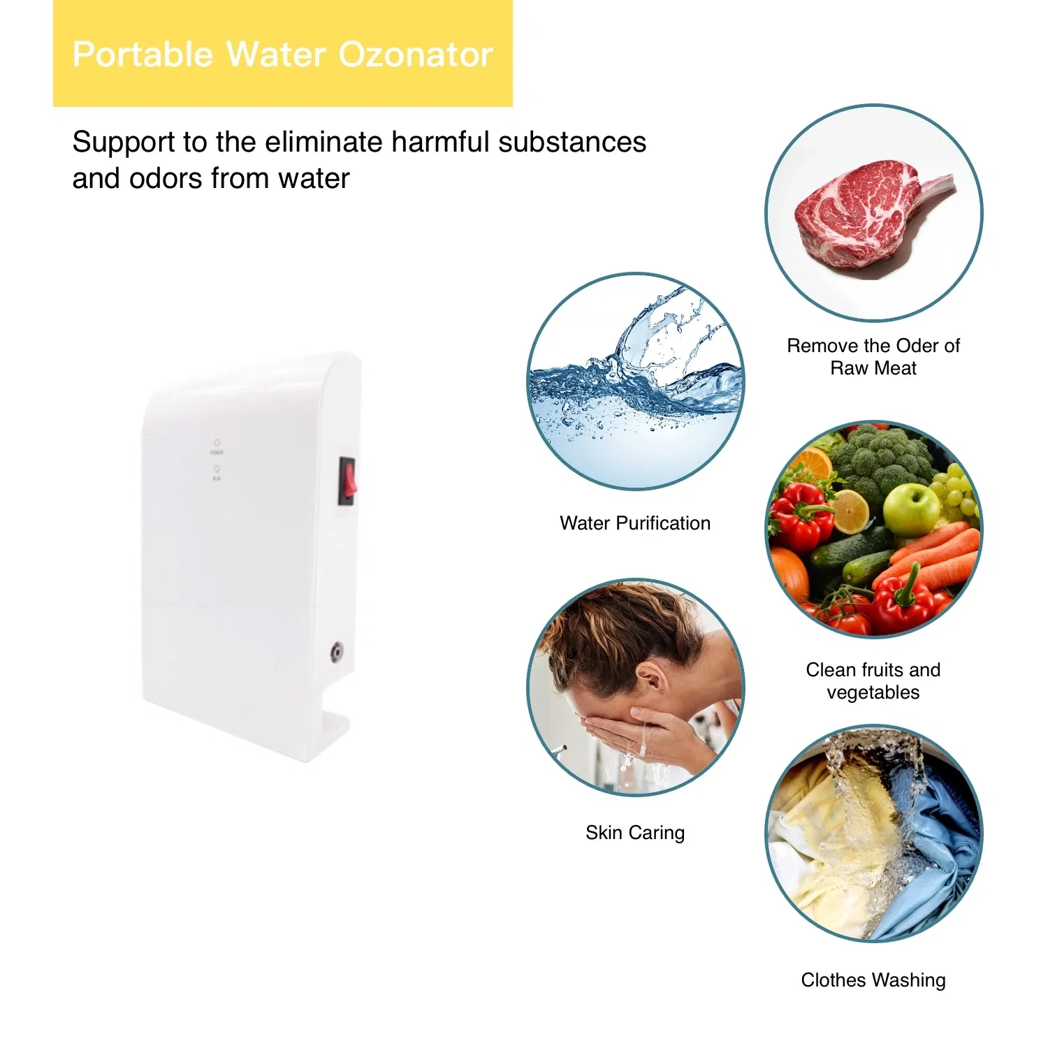 Faucet Tap Water Filter Purifier for Fruit&Vegetable&Meat