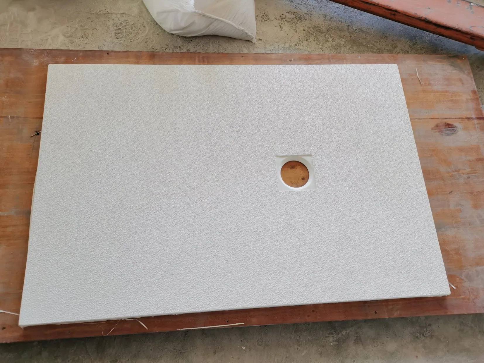 Rectangle Bathroom Artificial Stone Shower Plate Tray Board, Artificial Gel Coat Shower Tray