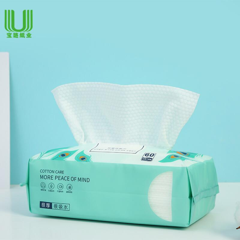 Disposable Pure Cotton Face Towel Super Thick Soft Skin-Friendly Dry Wet Use for Adults Infants Wholesale