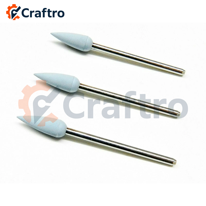 Professional Silicone Rubber Nail Polishing Bits for Nail Drill Micromotor and Nail Salon