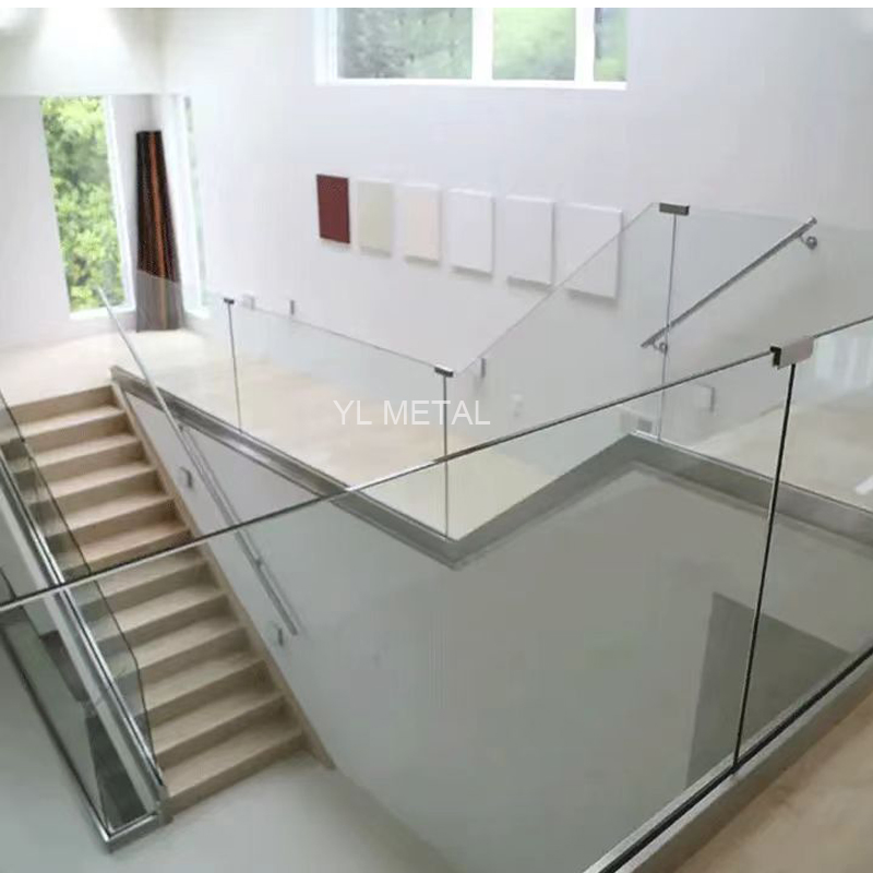 Y L U Channel Deck Aluminum Stainless Balustrades Glass Balcony Handrail Railing