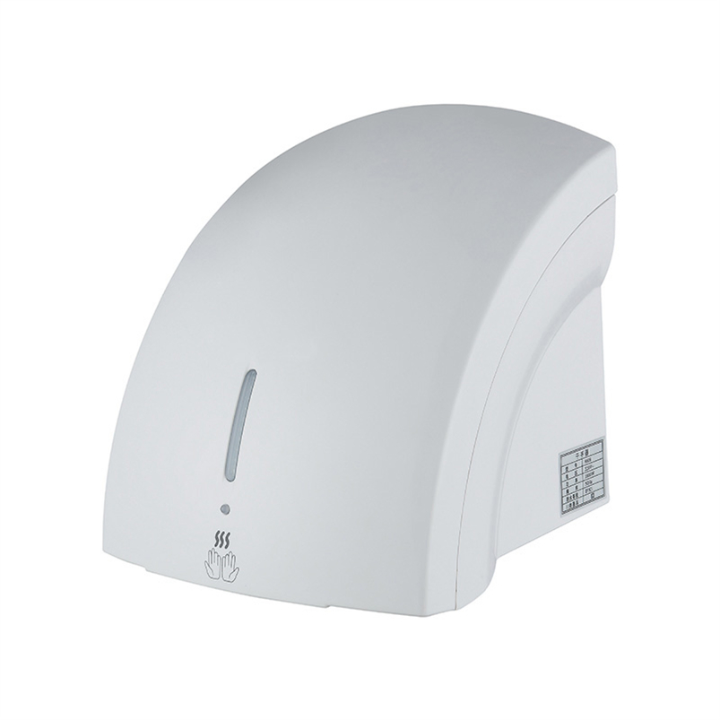 High-Speed Commercial Electric Sensor Hand Dryer, 1800W Power, Easy Installation, Automatic Operation, White Color, Suitable for Hotels, Commercial Spaces