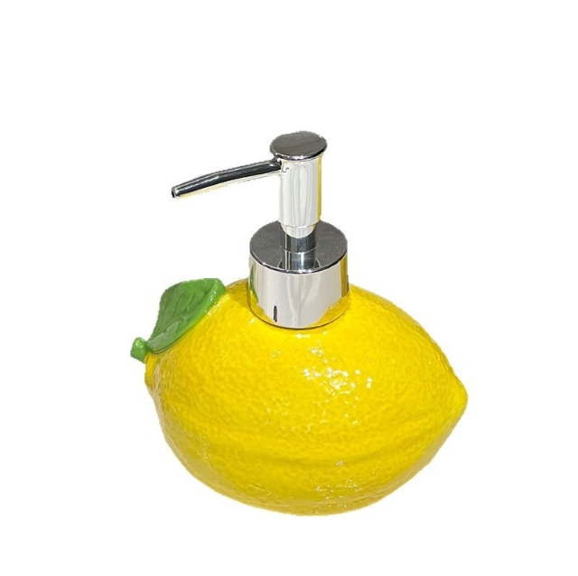 Long Lasting Single Ceramic Dispenser Teen Bathroom Lemon Decor Bathroom Accessories