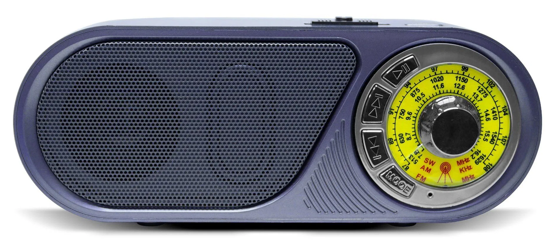 Meier M-301BT Portable 3-Band Am FM Sw Radio, High Volume, Wireless Connectivity, TF Card and MP3 Player, Rechargeable Speakers