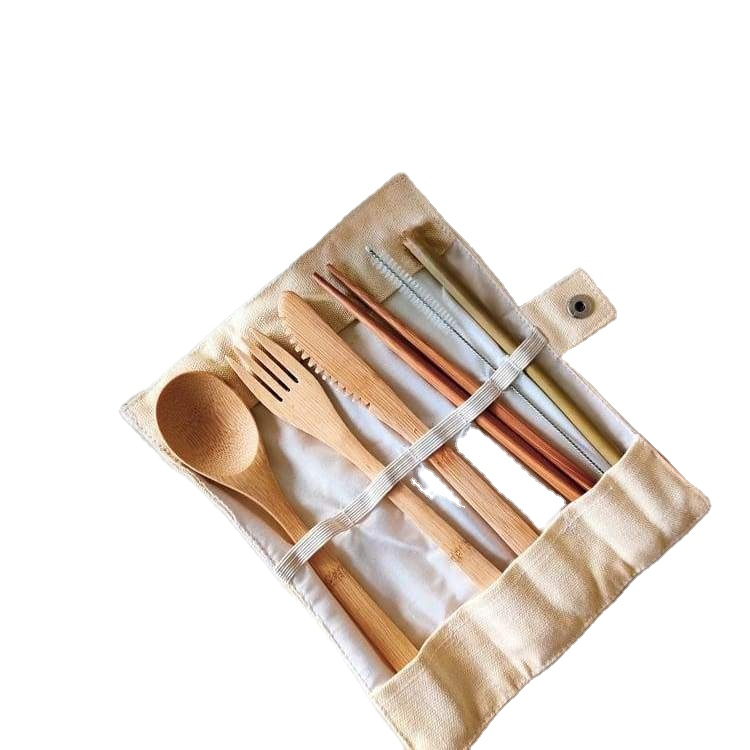 Bamboo Knife, Fork and Spoon Western Tableware