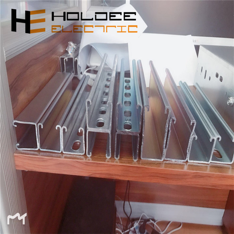 Galvanized Slotted Lip Steel Strut Channel