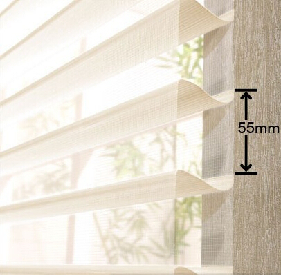 Shangri-La Blinds Roller Sheer Fabric Horizontal Window Blinds