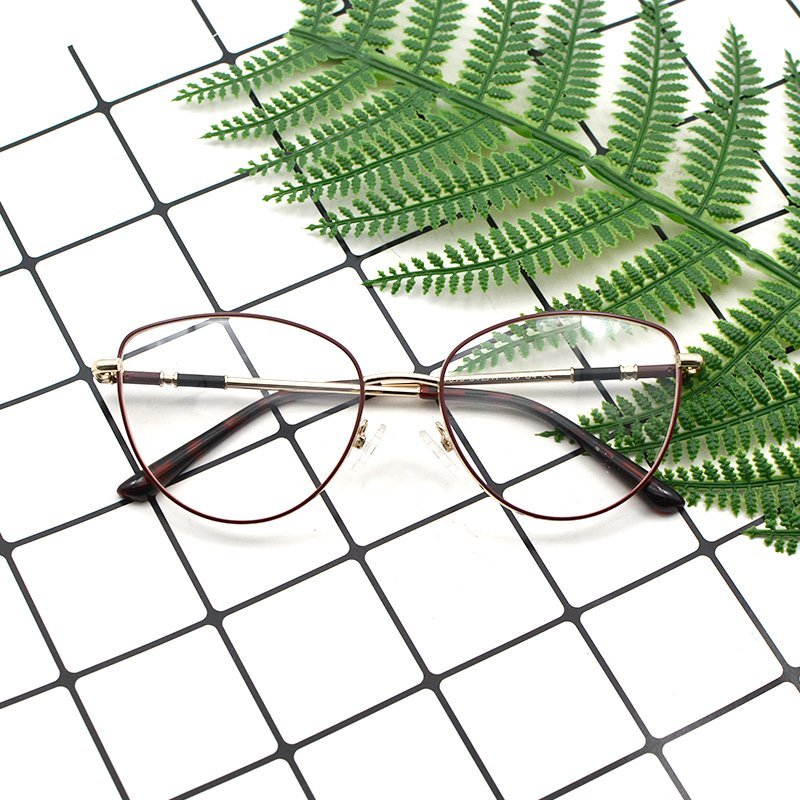 CE Vintage Women Stainless Steel Spectacle Frame Eyeglasses