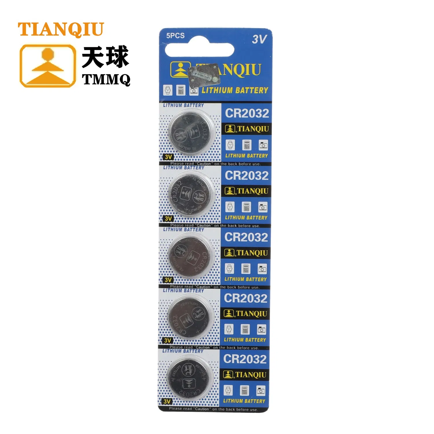 Tianqiu Cr2032 Lithium 3V Button Cell Dry Battery Cr2025 Cr2016 Cr1620 Cr1632