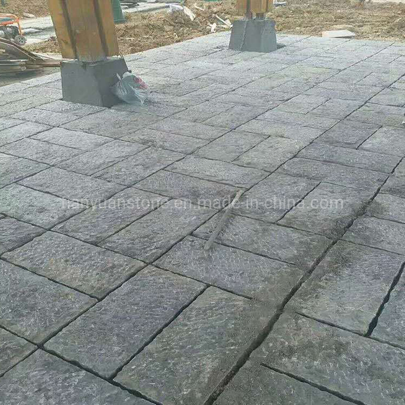 Honed/Flamed/Chiseled Grey Blue Limestone for Exterior Wall and Floor