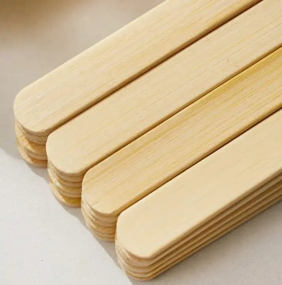 100% Biodegradable Disposable Bamboo Ice Cream Stick Popsicle Stick