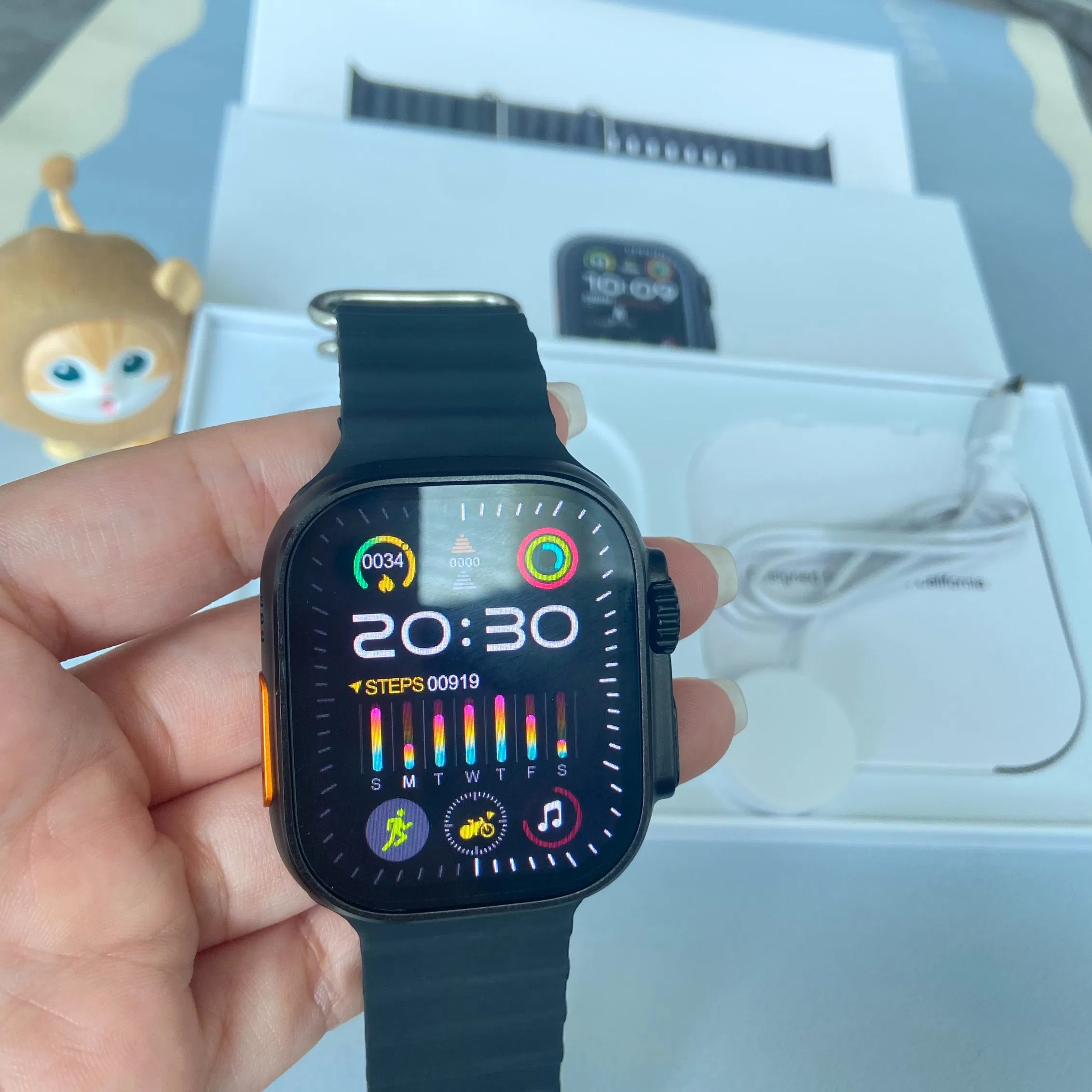 Hot Selling New Design Ultra New Smart Electronic Heart Rate Monitor Bluetooth Bracelet Smartwatch Watch Ultra 2