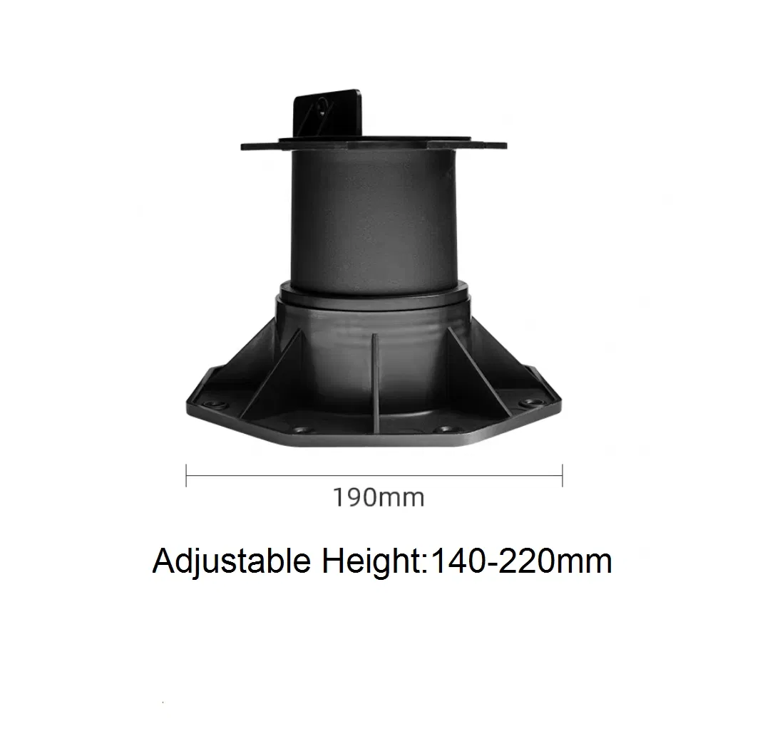 WPC Deck General Adjustable Plastic Raised Floor Paving Support Pedestal