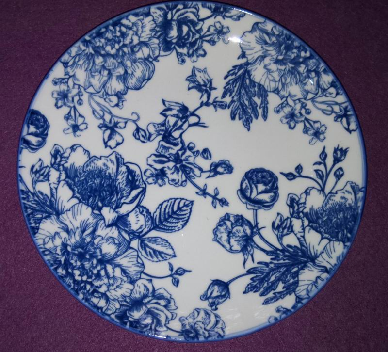 5"-10.5" Meat Flat Dinner Coup Plate Decal Porcelainware Ceramics Tableware