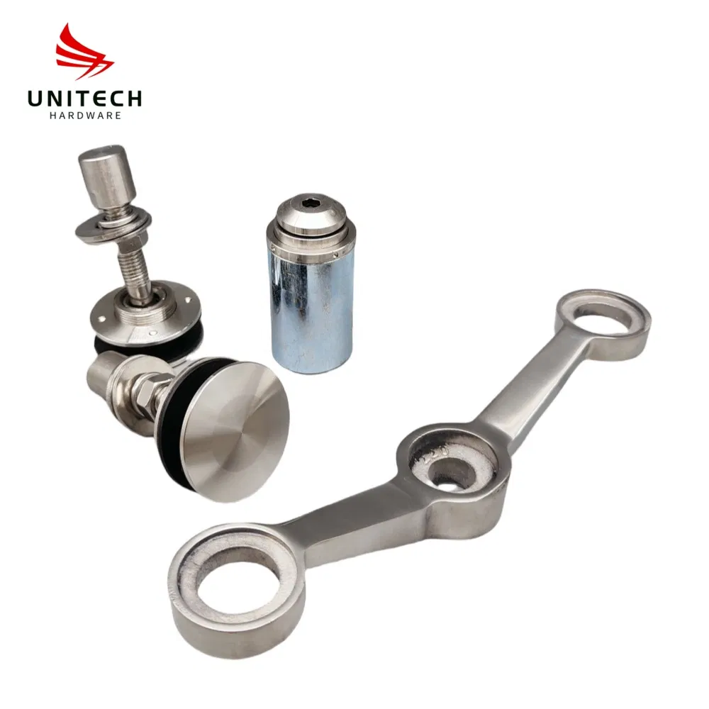 Premium 316 Stainless Steel Glass Bracket Holder for 180-Degree Angles