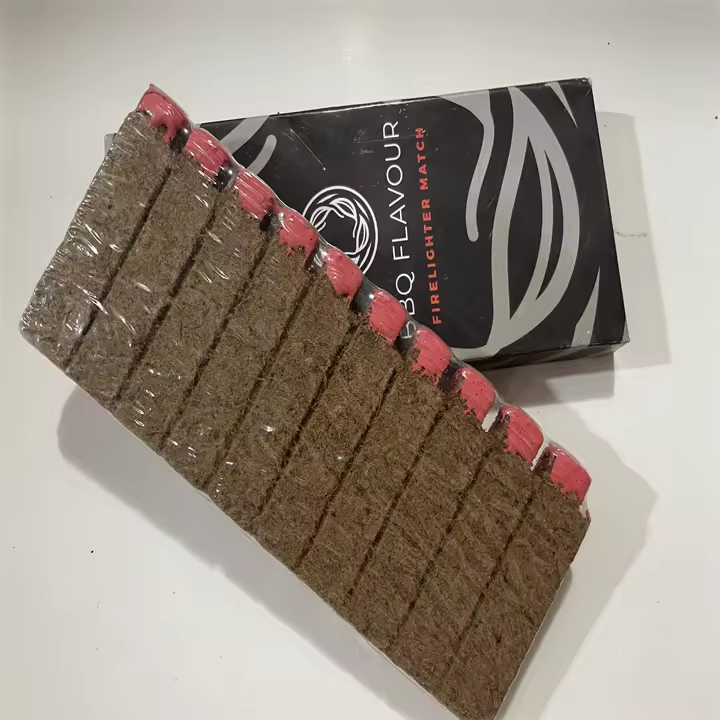 Wooden Firelighter BBQ Matches for Outdoor Barbecues & Wilderness Survival Camping Bamboo Charcoal