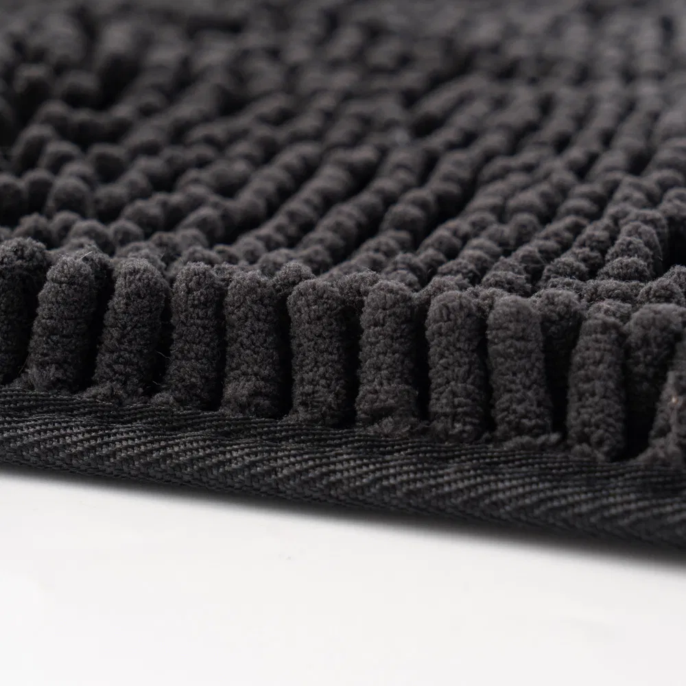 Super Soft Chenille Bath Mat Bathroom Rug Non-Slip Washable Quick Dry Non Slip Shower Mat