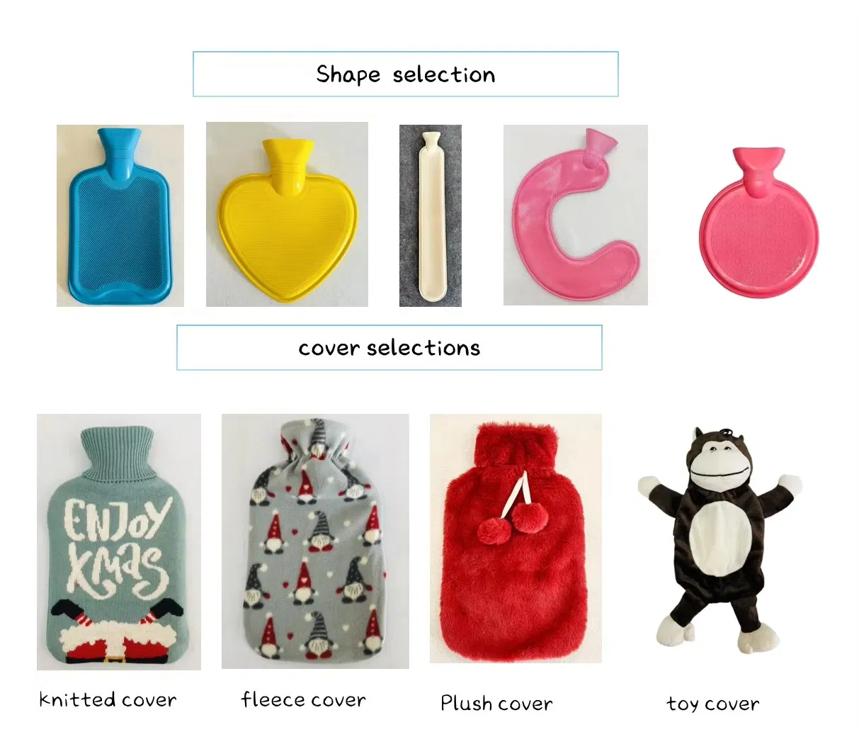High Quality Home Use Hot Water Bottle Thickened Pain Relief Warmers