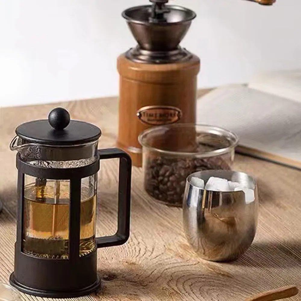 2025 Wholesale Custom Heat Resistant Portable Manual French Press Coffee Maker Prensa Francesa
