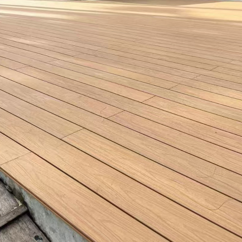 Advanced Outdoor Co-Extrusion WPC Flooring Decking with Enhanced Durability Features