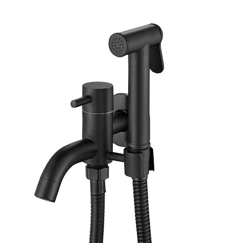 Single - Cold Faucet Comes with a Bidet Sprayer