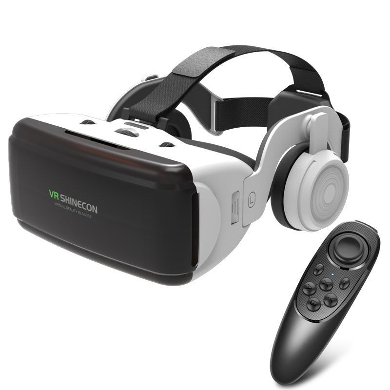 VR 3D Box с наушниками и пультом для игр
